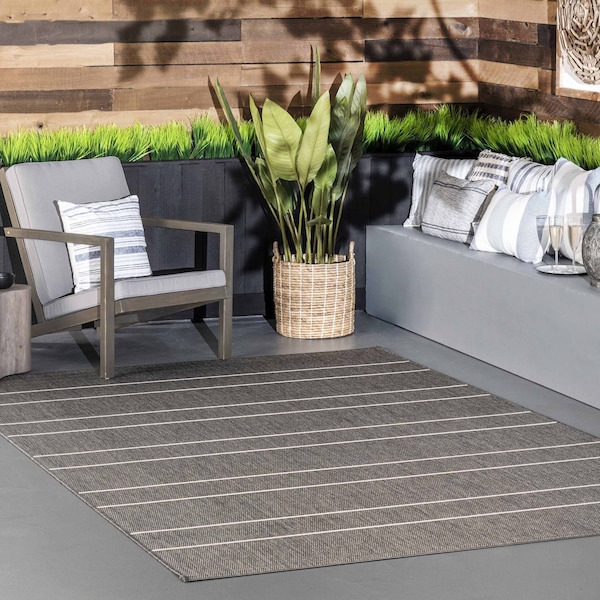 Nuloom Alaina Indoor/Outdoor Striped Area Rug 8ft OWDN27A-S808 - main